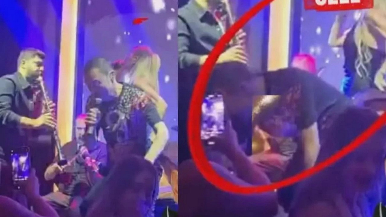 Serdar Ortaç sahnede yere düştü