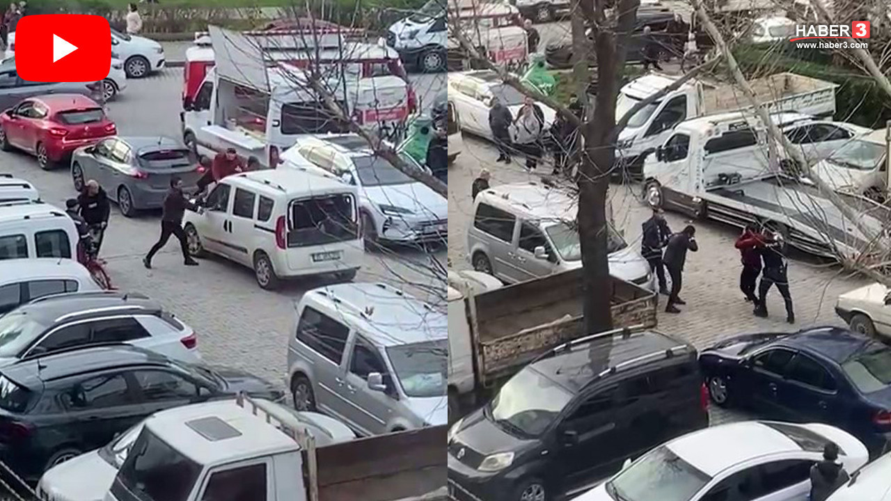 Şehir eşkıyaları polis karakolunun önünde sopalarla saldırdı