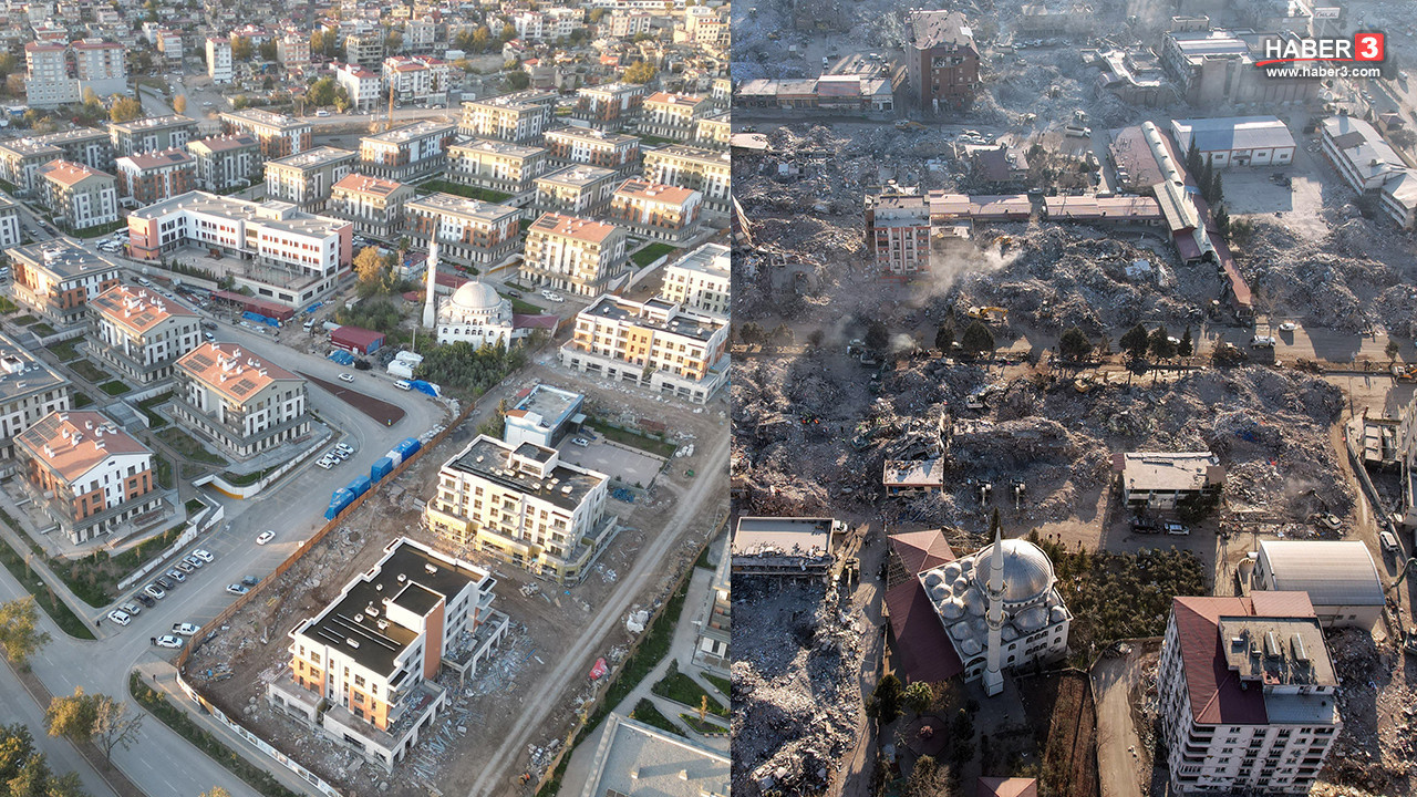 Asrın felaketi sonrasındaki dönüşüm aynı açıdan çekilen öncesi sonrası fotoğraflarıyla ortaya çıkt