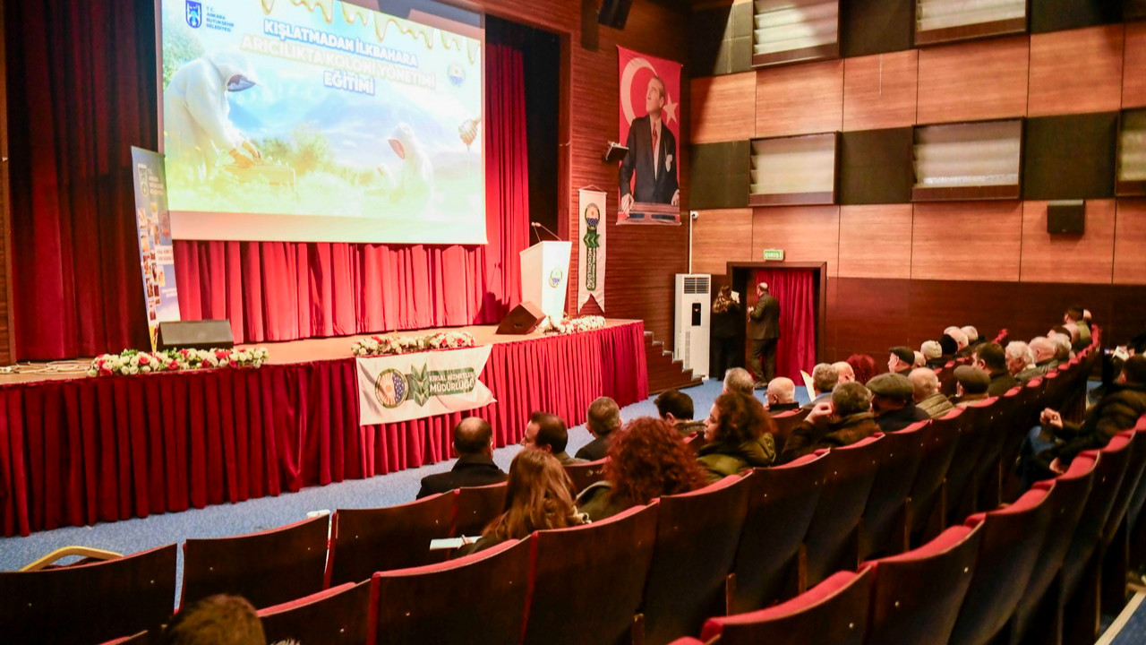 Ankara Büyükşehir'den Kışlatmadan, İlkbahara Arıcılıkta Koloni Yönetimi Eğitimi