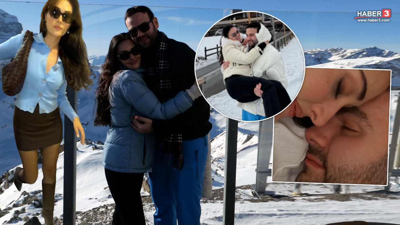 Esra Bilgiç, Sabancıların veliahtı ile beyaz cennette aşk tatilinde