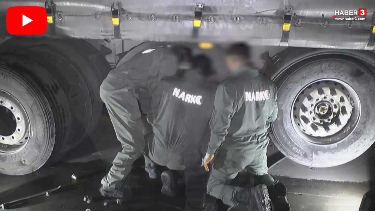 İstanbul'da polisin durdurduğu şüpheli kamyonun jantından çıkanlar şoke etti