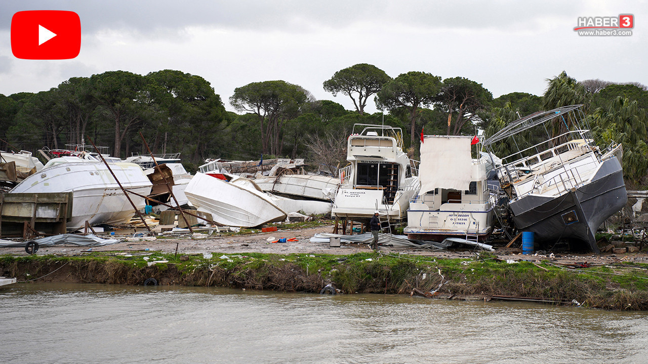 Peş peşe hortumların vurduğu Antalya savaş alanına döndü