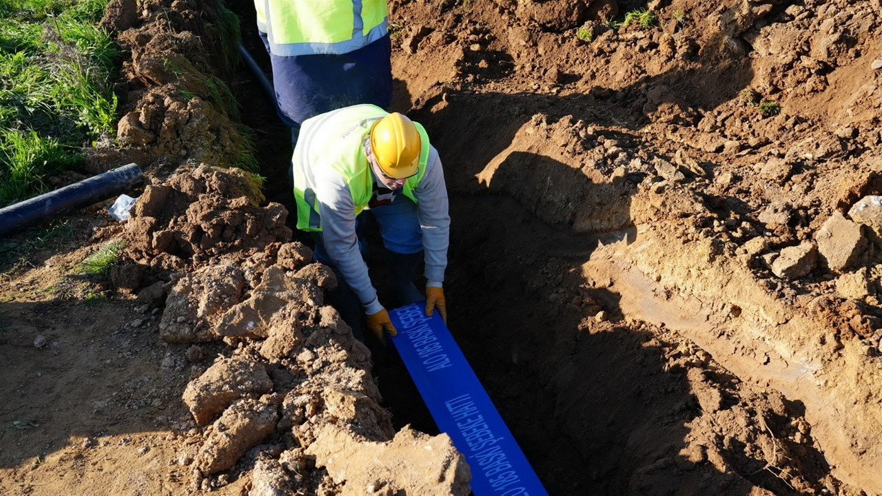 BASKİ Susurluk’ta yeni yerleşim bölgesini suya kavuşturdu