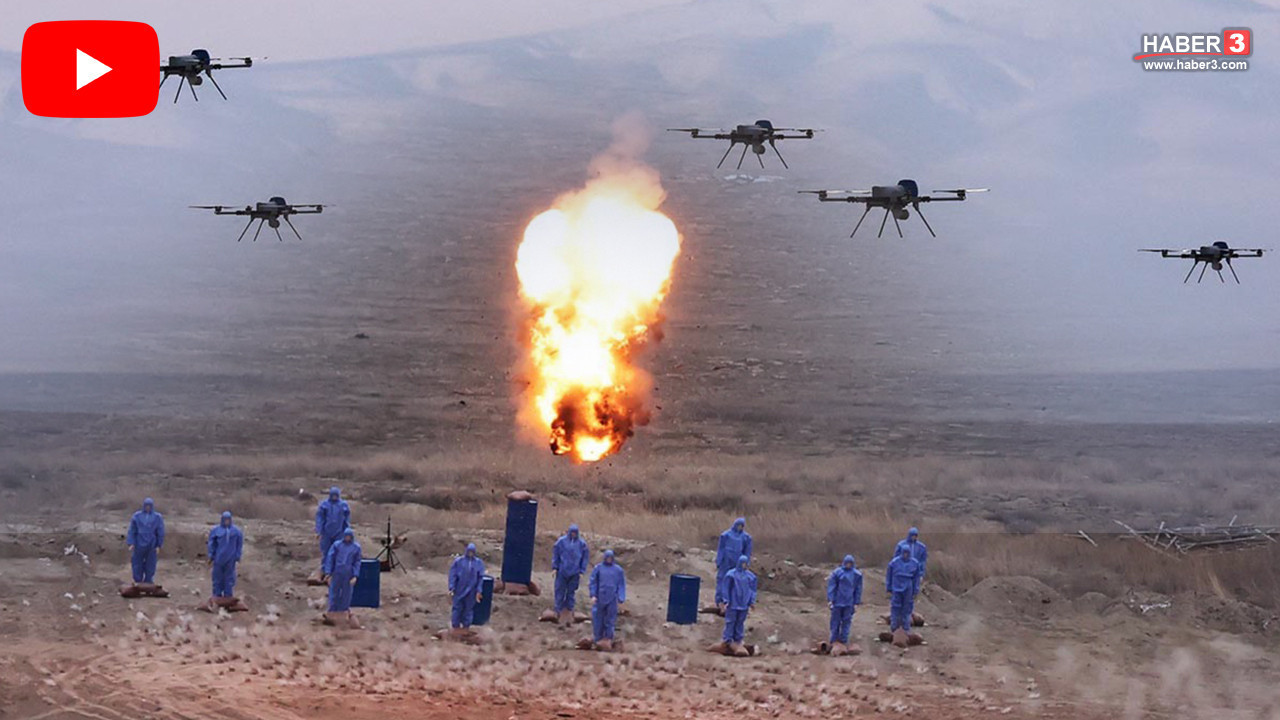 Türkiye'de bir ilk: İHA'lar sürü halinde tam isabet vurdu!