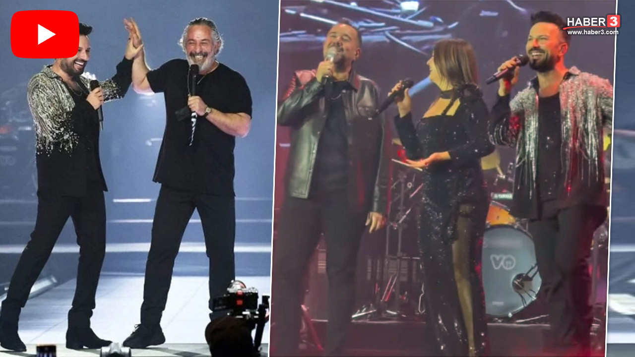 Önce Cem Yılmaz, şimdi de Ata Demirer ve Sibel Can... Tarkan konserinde unutulmaz anlar