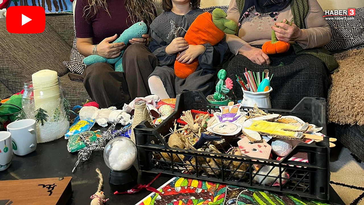 8 yaşındaki bu minik 2,5 yaşından beri her çöpü oyuncağa dönüştürüyor