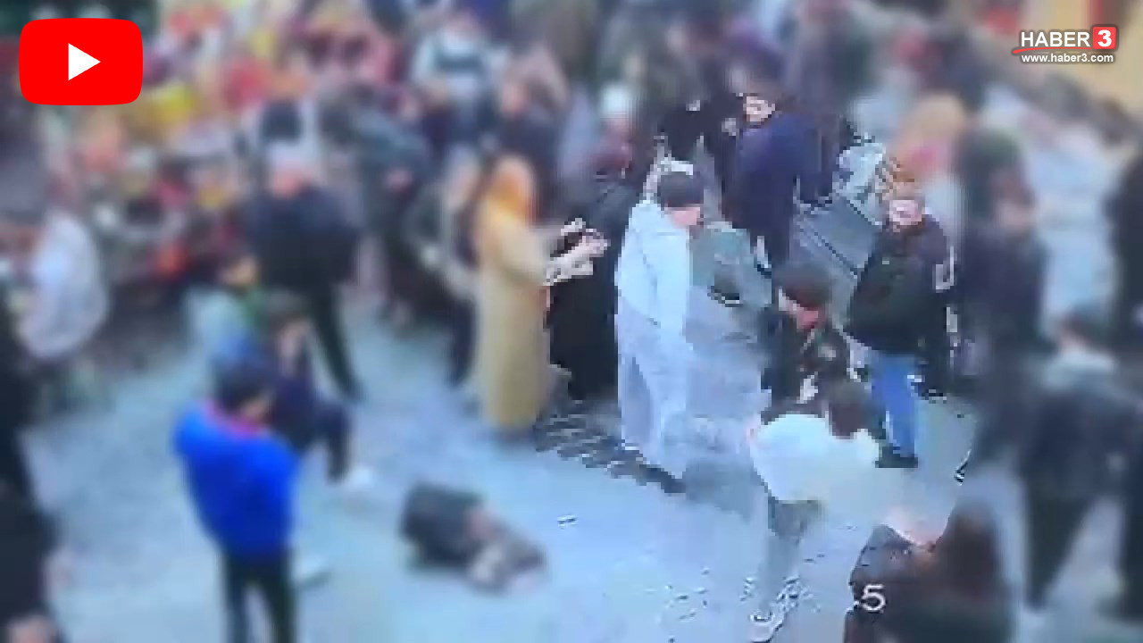 İstanbul'da Çinli turiste ''hanutçu'' saldırısı kamerada