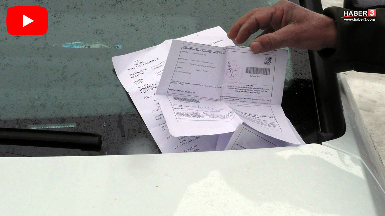 Araç sahibine 1.000 km'lik uzaklıktaki hiç gitmediği şehirden gelen trafik cezası şoke etti