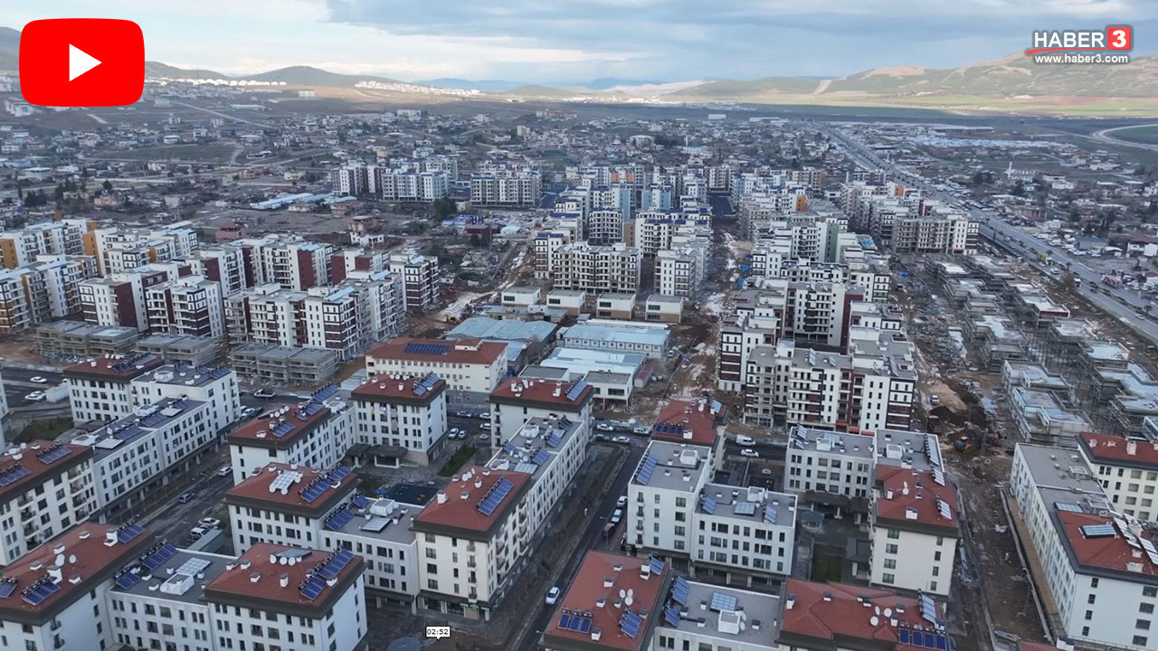 Asrın felaketinin yıktığı Nurdağı'nın kabustan 3 yıl sonraki hali böyle görüntülendi