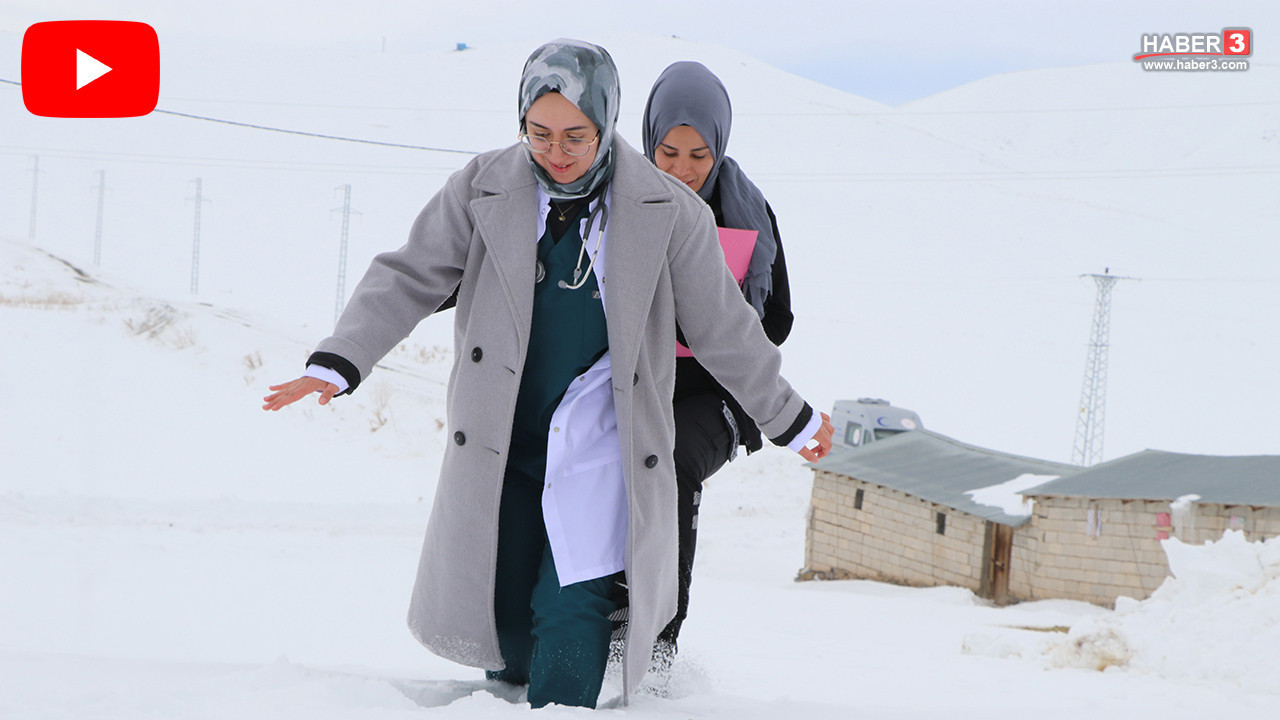 Doktor Didem'i ne dondurucu soğuk, ne de insan boyunu aşan kar durdurabildi
