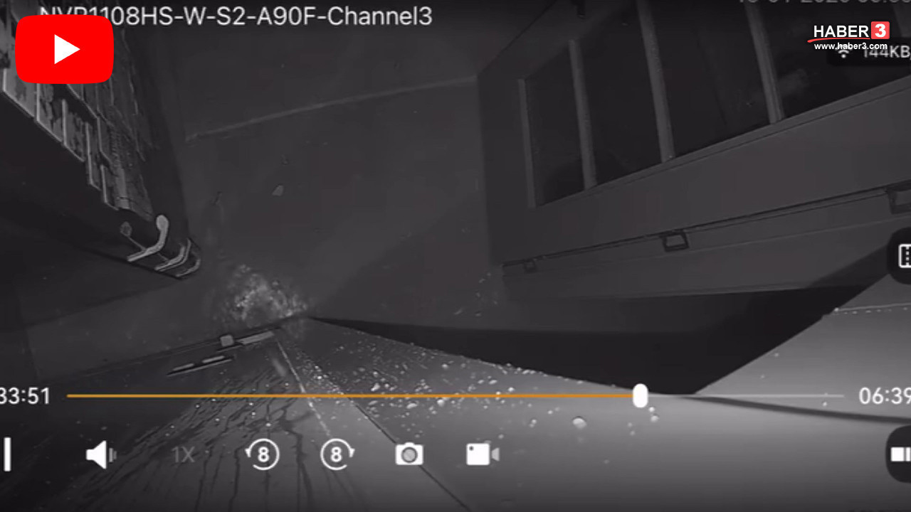 Yeni bir binadaki dairenin tavanı çöktü! Facianın ucuz atlatıldığı anlar kamerada