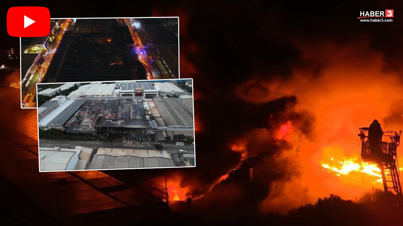Bursa'da sabaha kadar süren korku: kimyasal kaplama fabrikasında büyük yangın