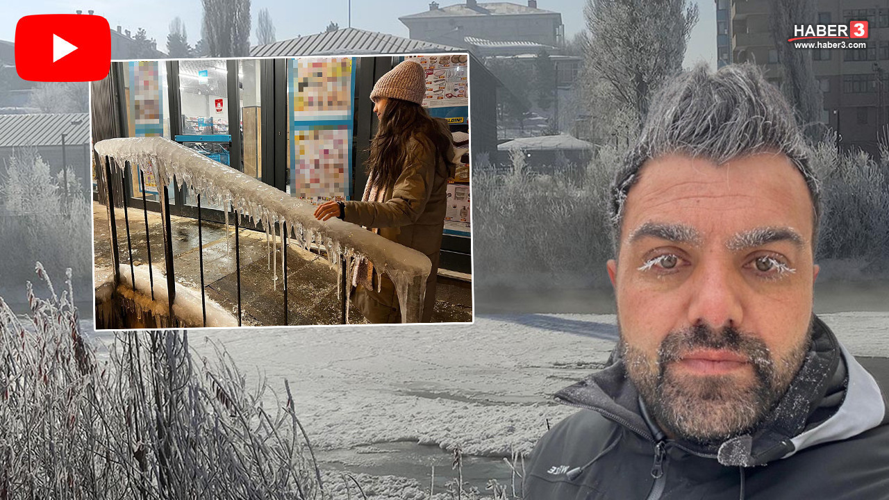 Kaş-kirpik donduran soğuk! Bir ilimiz buzdan şehre döndü