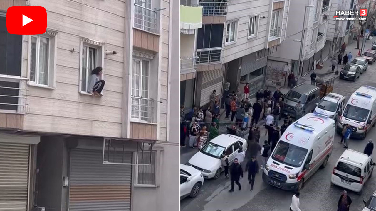 İstanbul'da dehşet! Eve hapsedilen kadın kendini camdan attı!