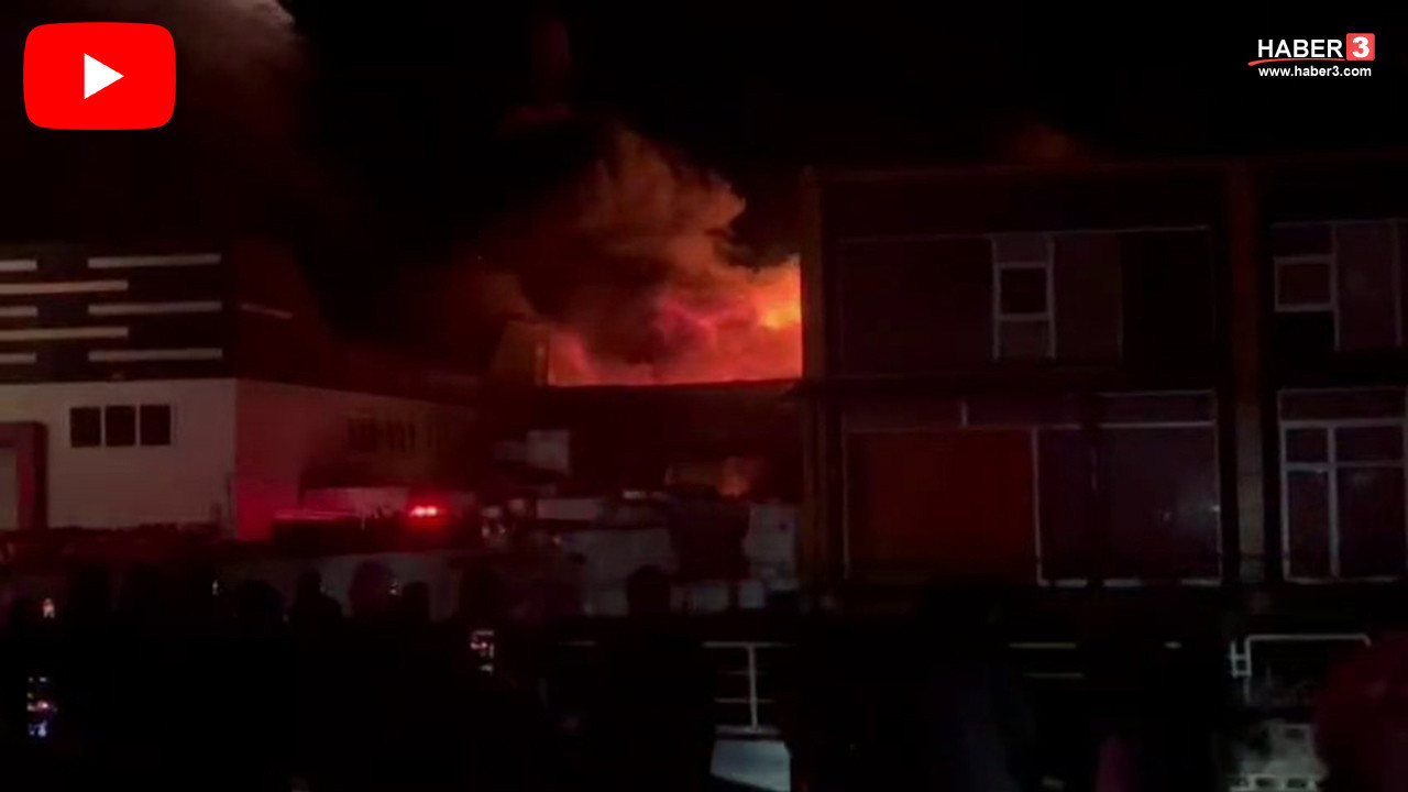 Düzce'de büyük yangın: Fabrika bir anda alev topuna döndü!