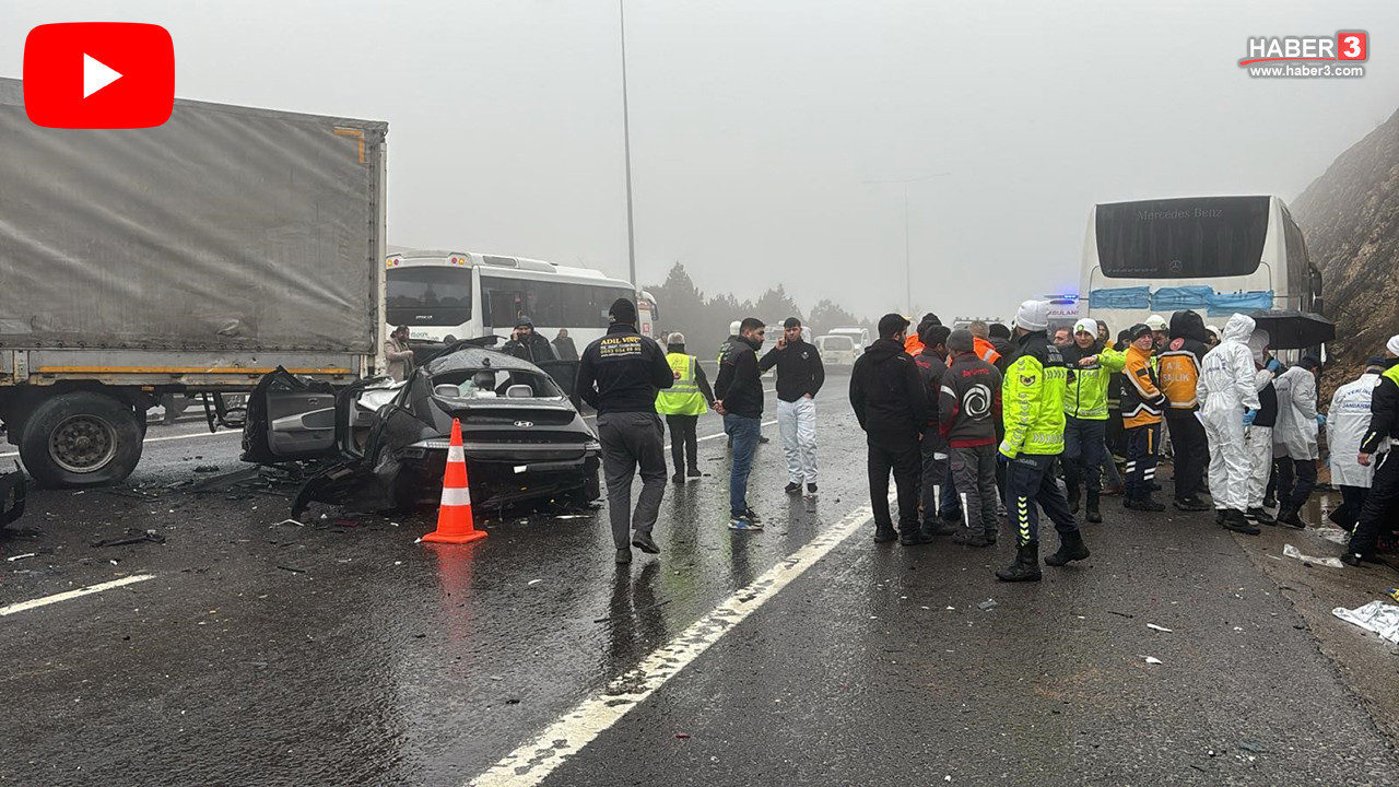 Otoyolda 10 araçlık zincirleme kaza; çok sayıda ölü ve yaralı var
