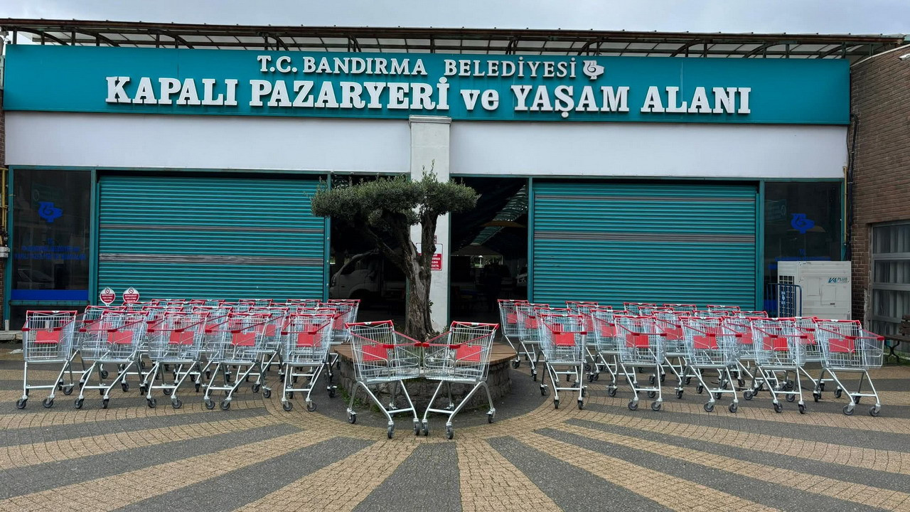 Bandırma'da Kapalı Pazar Yeri'ne yeni düzenleme