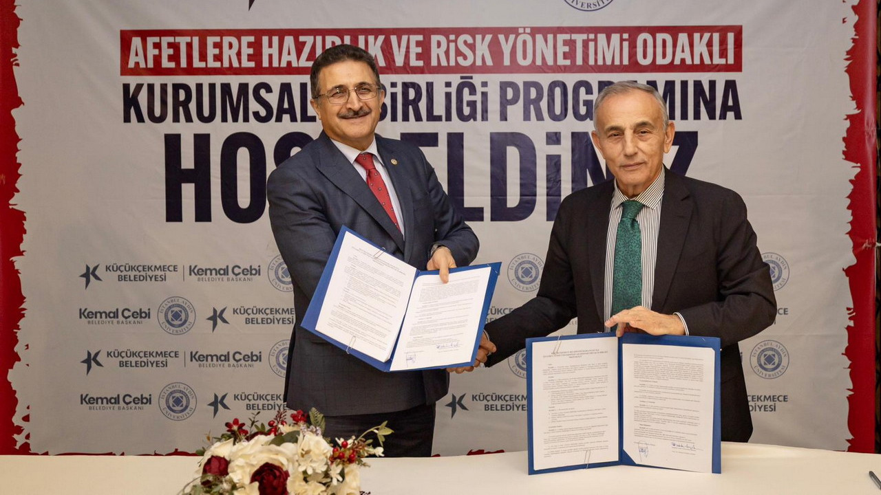 Küçükçekmece'de Afetlere Hazırlık ve Risk Yönetimi Odaklı Kurumsal İş Birliği protokolü