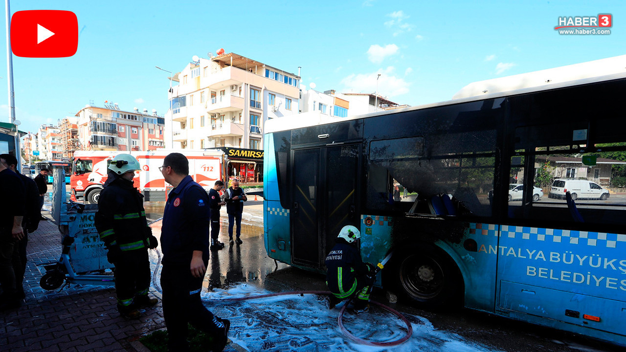 İçi yolcularla dolu seyir halindeki halk otobüsünda can pazarı