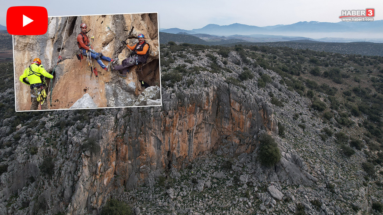 Türkiye'nin gizli cennetindeki milli parkta onlarca metrelik tırmanış heyecanı