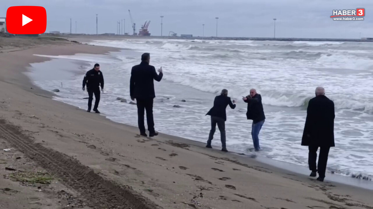 Cinnet getiren vatandaşa telefonla başlayan müdahale deniz kenarında bitti