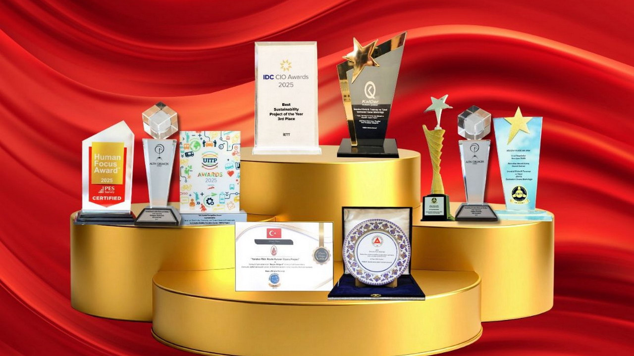 İETT 2025 yılında 10 Farklı Ödüle Layık Görüldü