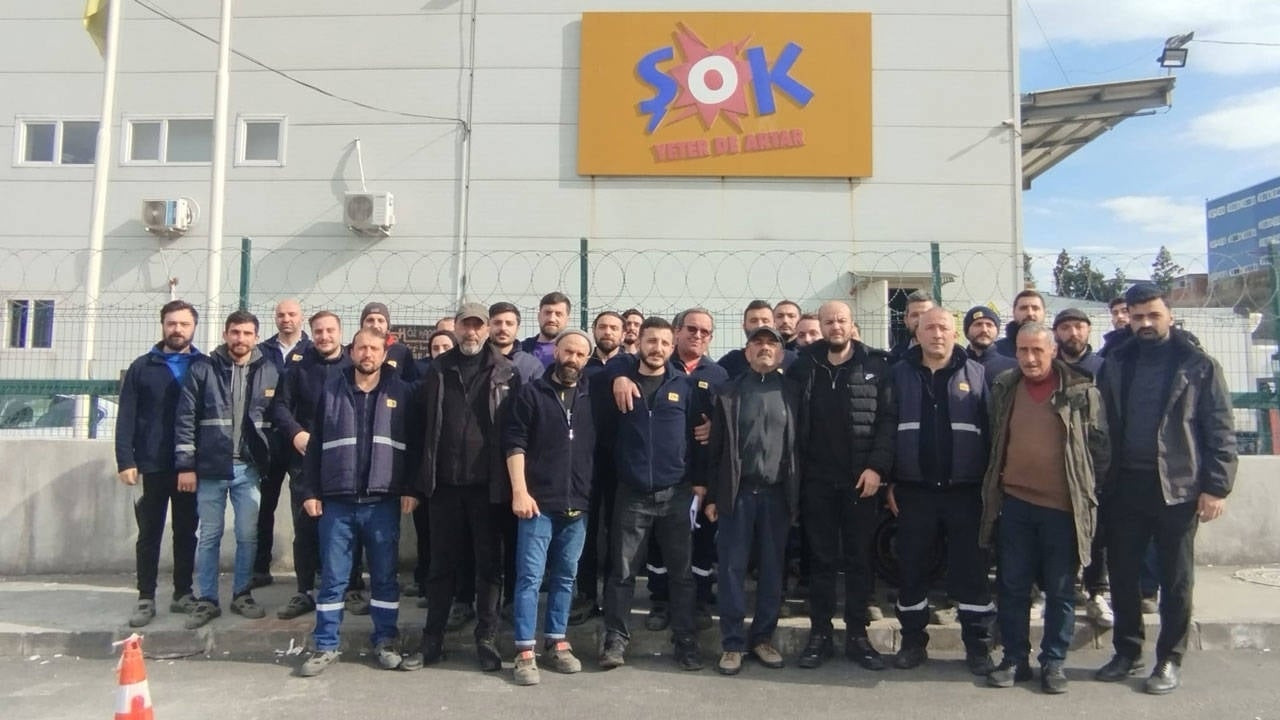 ŞOK market çalışanları iş bıraktı