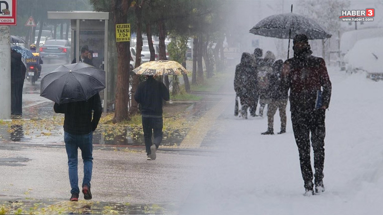 Meteoroloji'den 12 kent için sarı alarm: Kar, kuvvetli sağanak ve fırtına geliyor