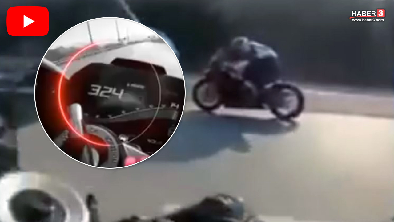 324 kilometre hızla gazlayan 2 tekerlekli trafik canavarı yakalandı
