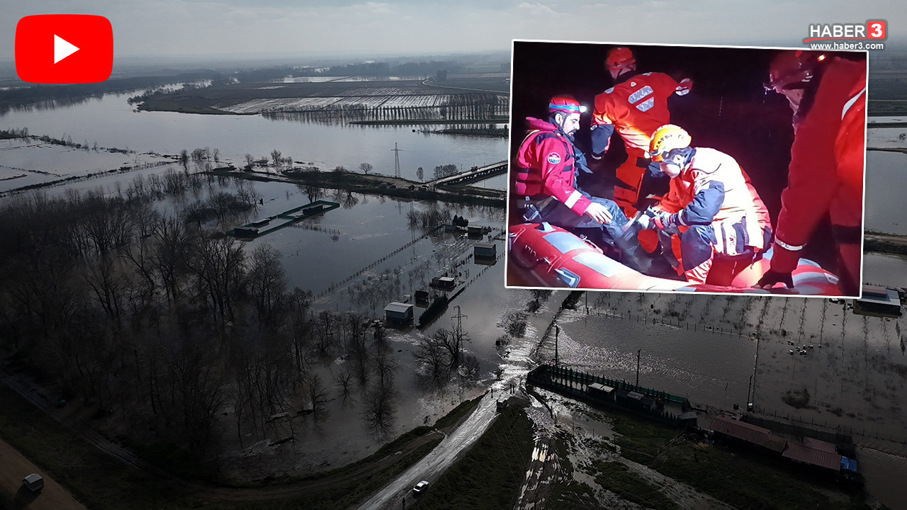 Sağanak yağışlar sonrası faciadan dönüldü; nehir taştı, vatandaşlar mahsur kaldı