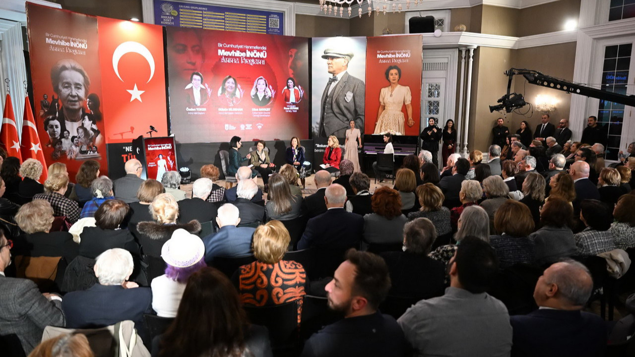 Mevhibe İnönü, Nursen Yavaş'ın ev sahipliğinde Ankara'da anıldı