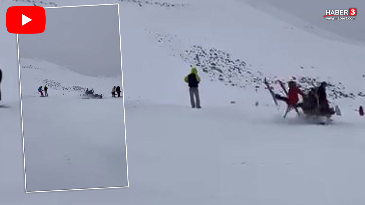 Türkiye'nin beyaz cennetinde kayak kazası: Çok sayıda yaralı var