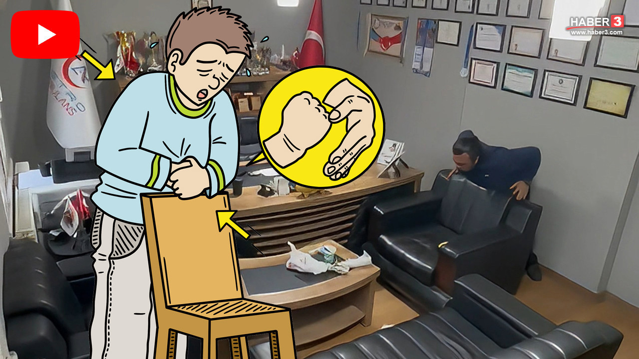 Kendi kendine yaptığı Heimlich manevrası yapıp kendi canını böyle kurtardı