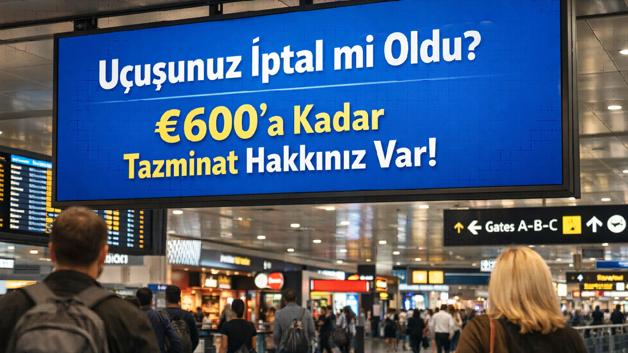 Voos – Uçuşunuz İptal mi Oldu? €600’a Kadar Tazminat Hakkınız Var!