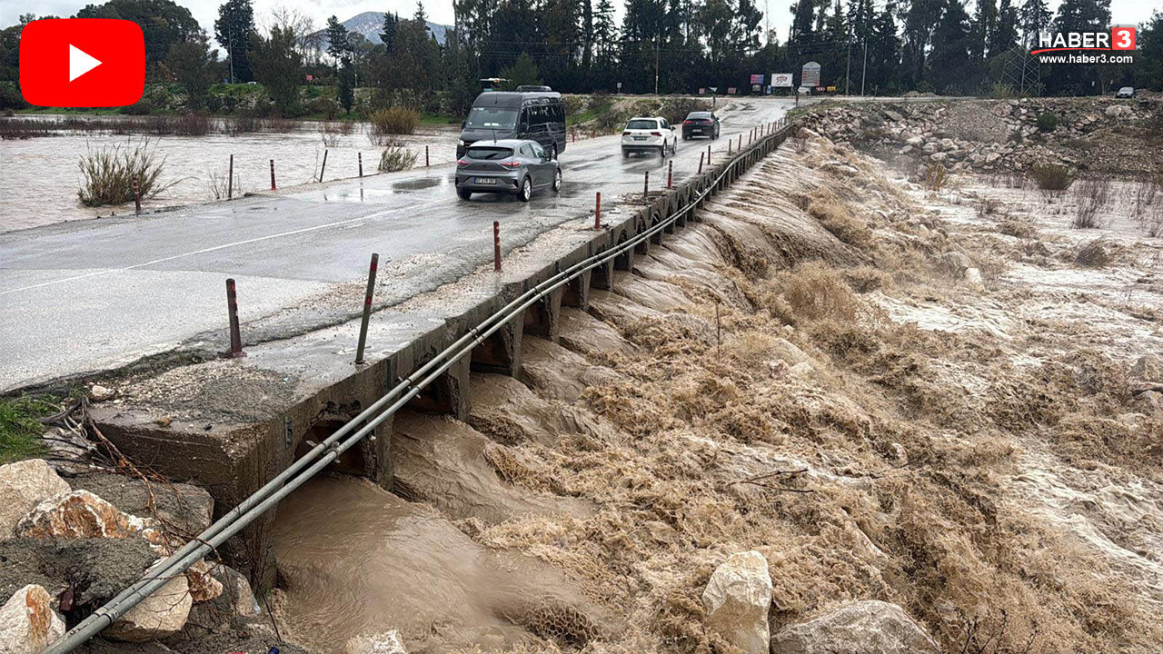 Antalya'yı sağanak vurdu; 7 ilçede okullar tatil edildi