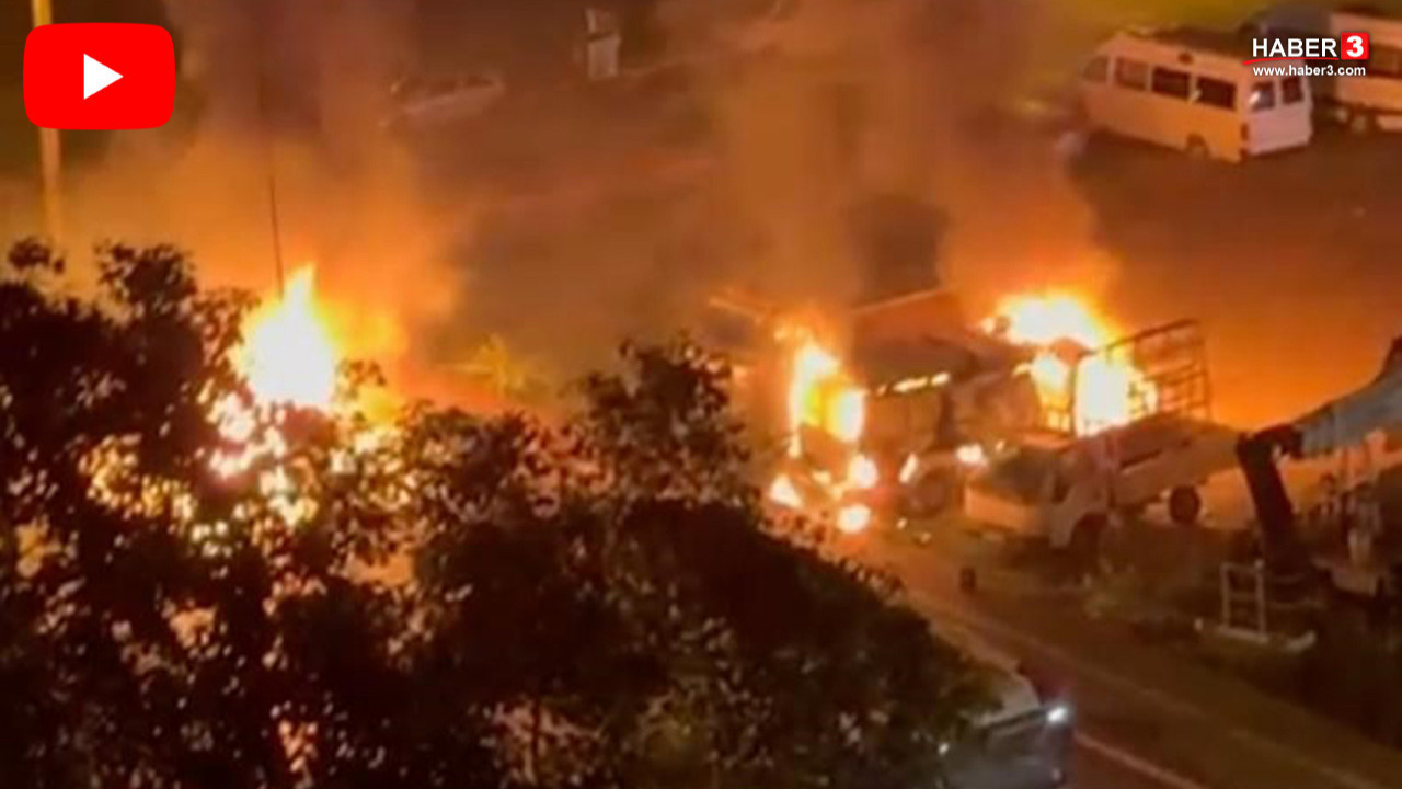 Kız arkadaşıyla tartıştı hem genç kızın hem de annesinin aracını kundakladı