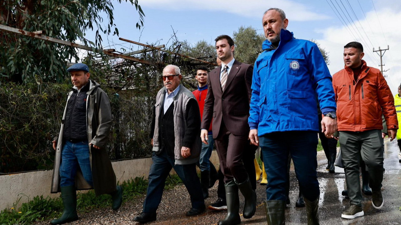 Bodrum Belediyesi Başkanı Mandalinci Su Taşkınlarının Yaşandığı Kızılağaç’ta İncelemelerde Bulundu