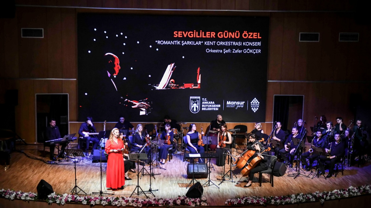Ankara Büyükşehir Belediyesi'nden Sevgililer Günü'ne özel konser