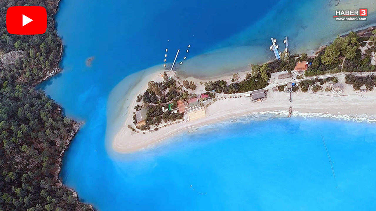 Türkiye'nin cenneti Ölüdeniz'de göz kamaştıran manzara
