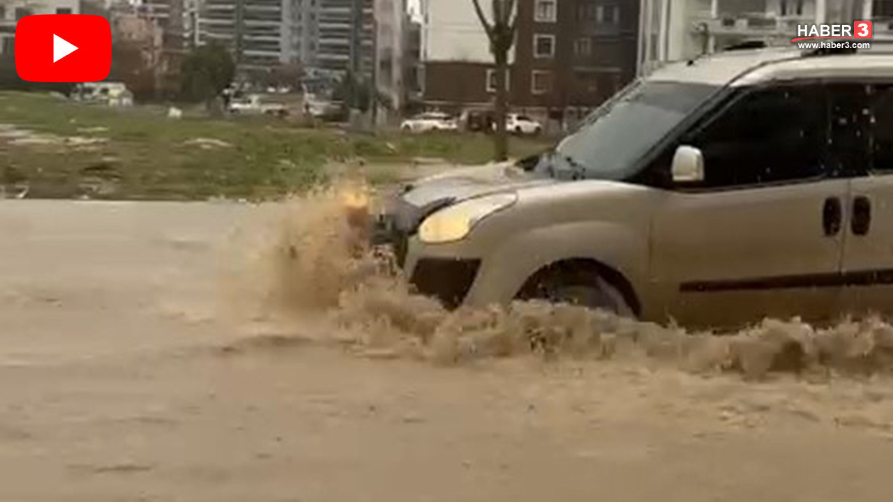 Sağanak yağış vurdu, Edirne sular altında kaldı