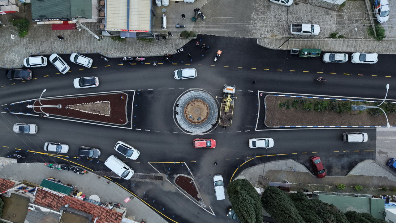 Bodrum Mükebi’de Kavşak Düzenleme Çalışması Tamamlandı
