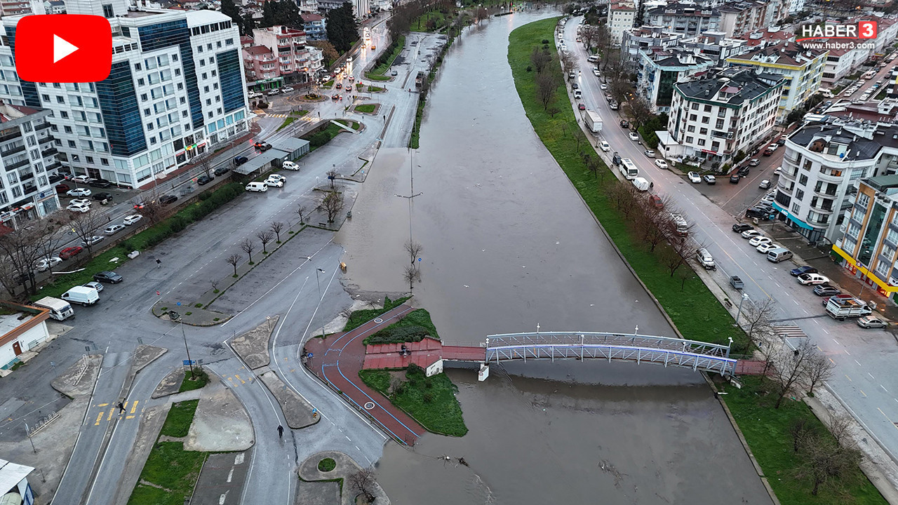 Baraj kapakları açıldı, Sarıçay taştı, taşkındaki son durum dron kamerasıyla görüntülendi