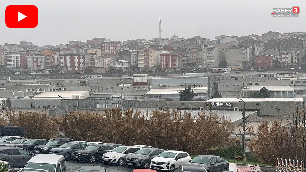 İstanbul'da beklenen kar yağışı başladı: İşte kar yağışının etkili olduğu ilk ilçeler