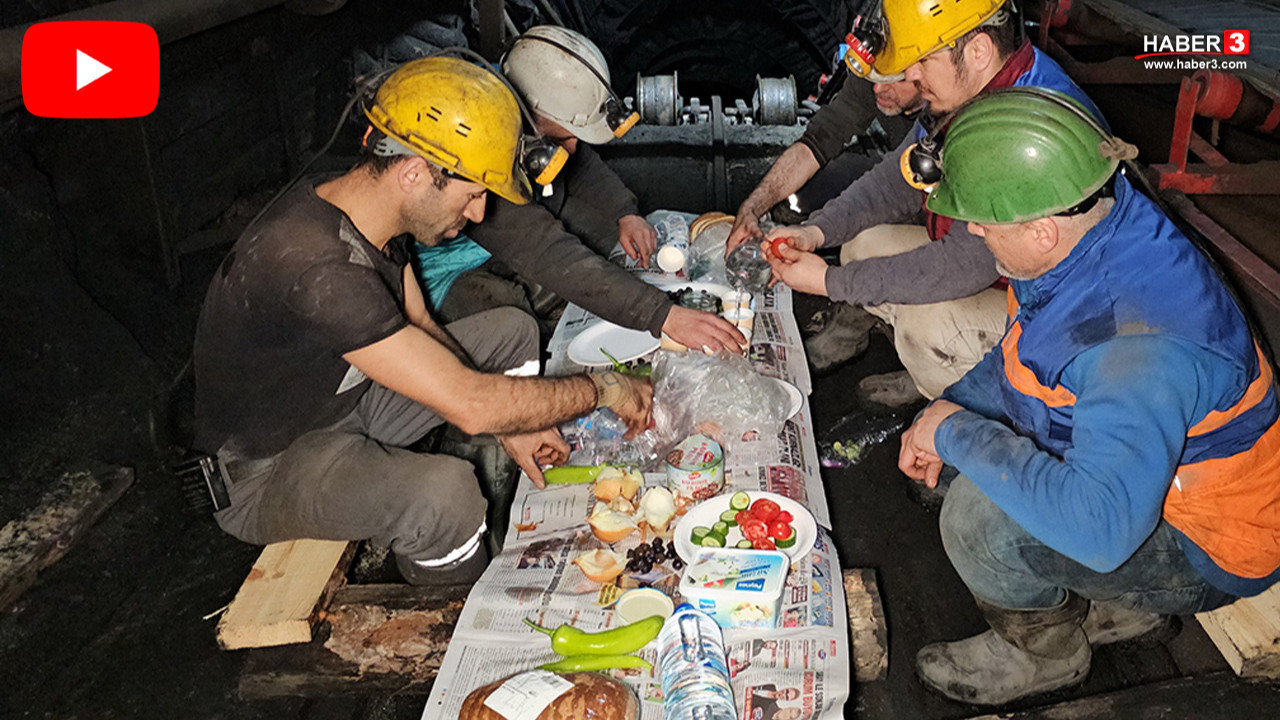 Yerin 120 metre altında kömür karası sahur