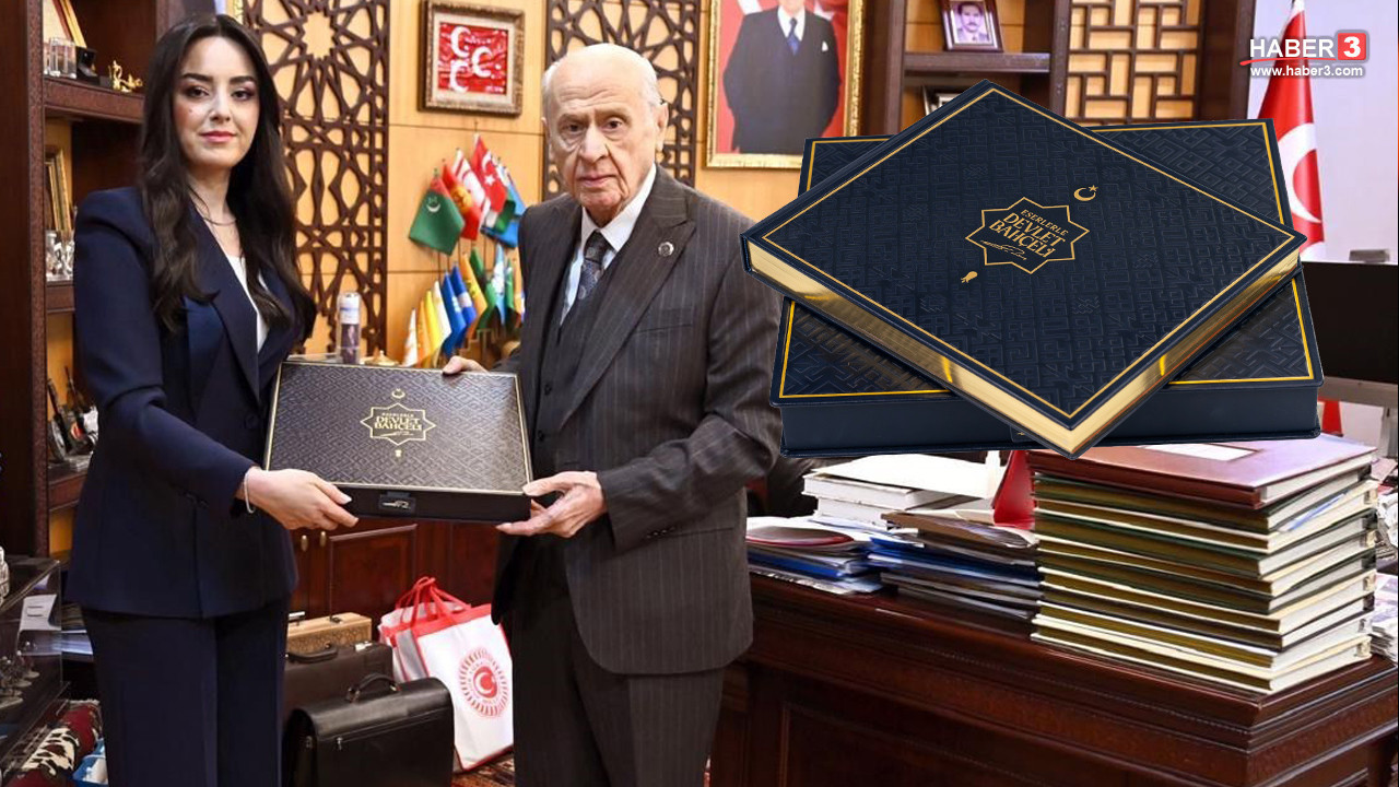 MHP lideri Devlet Bahçeli’nin projeleri kitap oldu