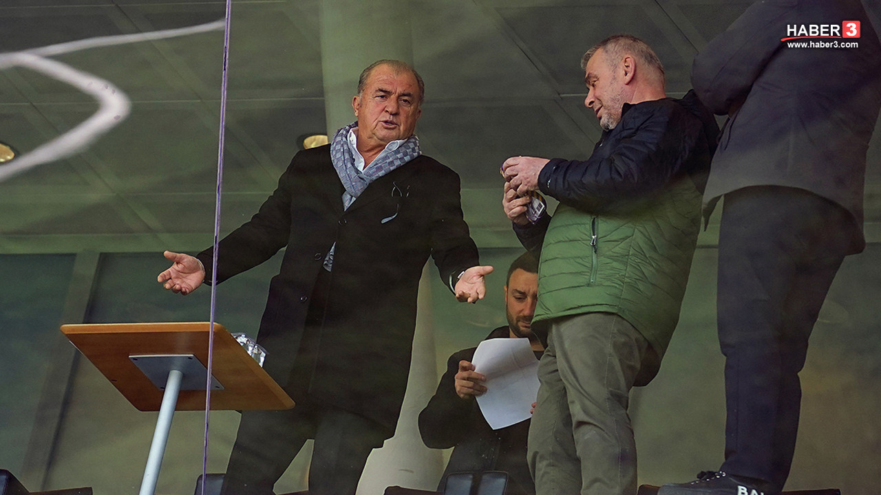 Süper Lig maçında locada Fatih Terim ve Merve Terim sürprizi