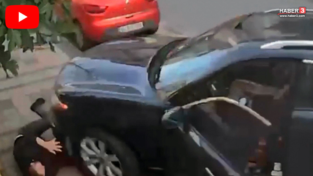 İstanbulda akılalmaz kaza! Kendi aracının altında kaldı; yaşananlar kamerada