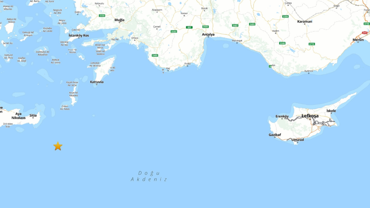 Akdeniz ve Ege’de peş peşe depremler... Önce Antalya, şimdi de Muğla