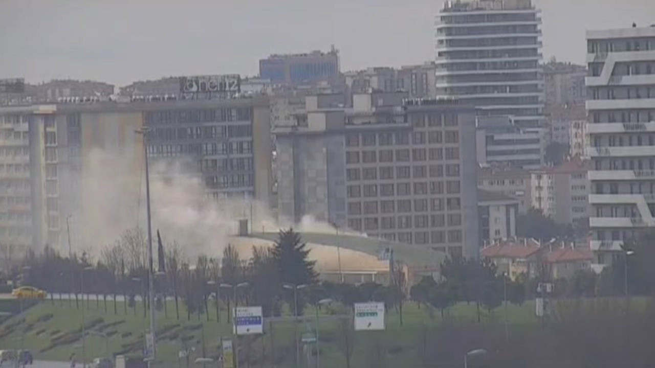 İstanbul Merter'deki polis evinde yangın paniği